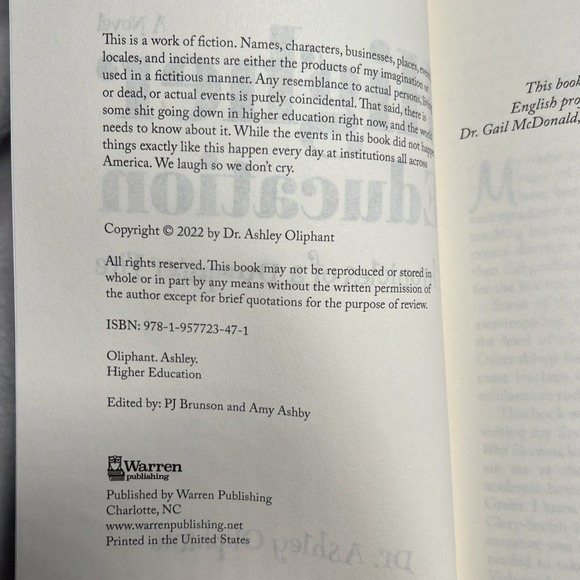 Higher Education: Chronicles of a Dumpster Fire (Paperback or Softback) - Picture 4 of 4